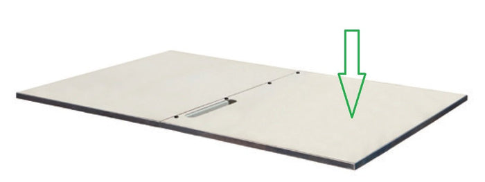 Table Top Right Side *Includes Hole for Machine*