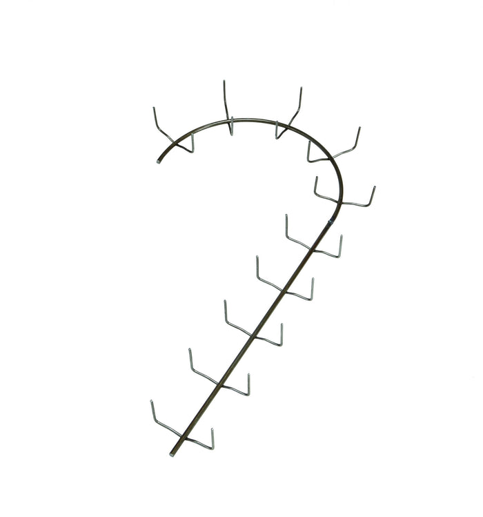 18″ Clamp Candy Cane – Left Hand