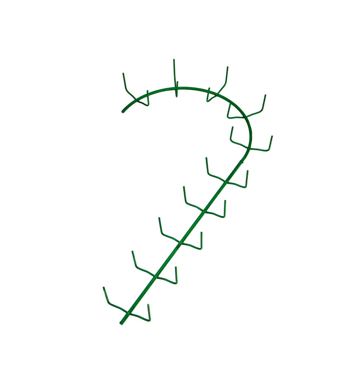 18″ Green Clamp Candy Cane – Left Hand