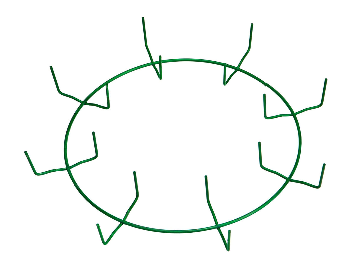 10″ Green Clamp Ring – 8 Clips