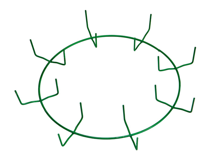 10″ Green Clamp Ring – 8 Clips