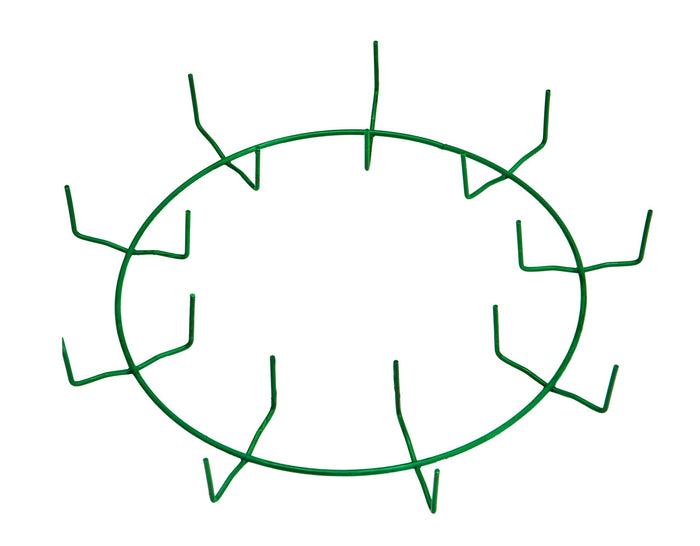10″ Green Clamp Ring – 9 Clips