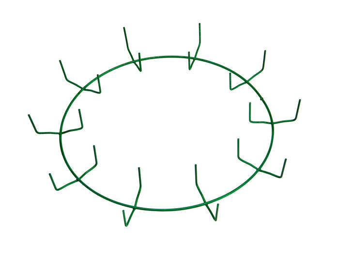12″ Green Clamp Ring – 10 Clips