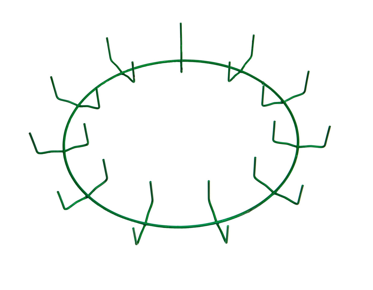 12″ Green Clamp Ring – 11 Clips