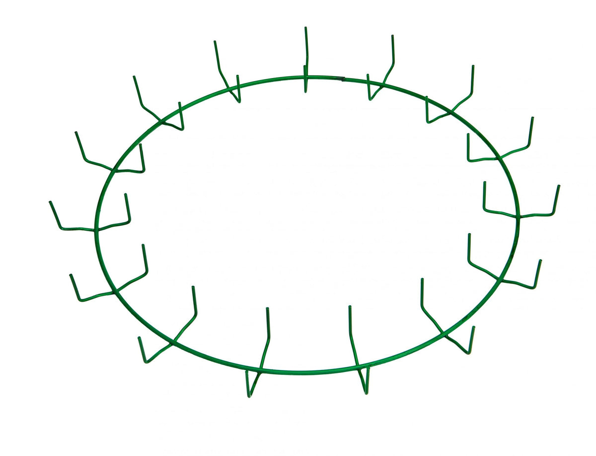 16″ Green Clamp Ring – 15 Clips