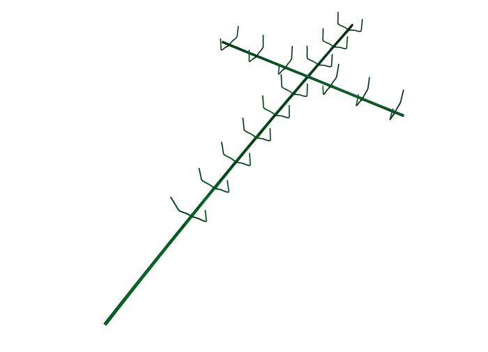 30″ Green Clamp Cross W/ Extension