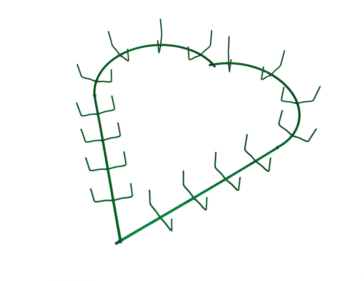 18″ Green Clamp Heart