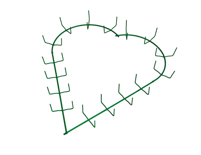 18″ Green Clamp Heart