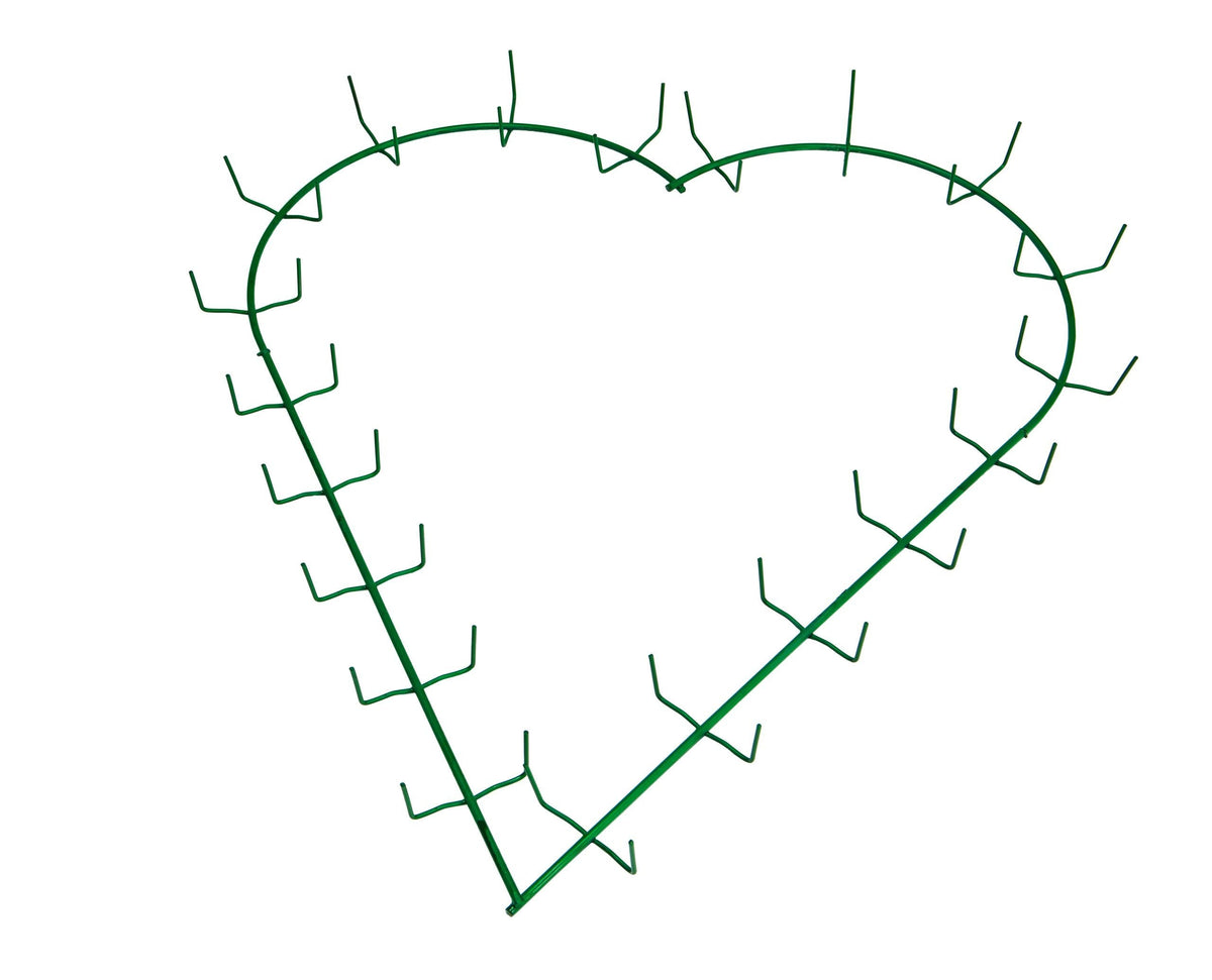 24″ Green Clamp Heart