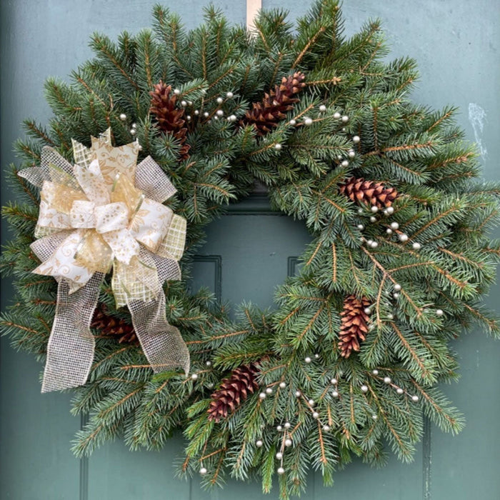 Customer wreath creation